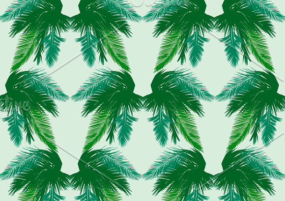 Tropical background palm leaves  in Textures - product preview 1