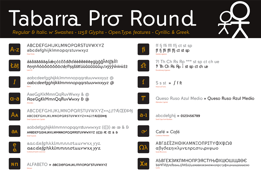 Tabarra Pro Round Book in Sans-Serif Fonts - product preview 8