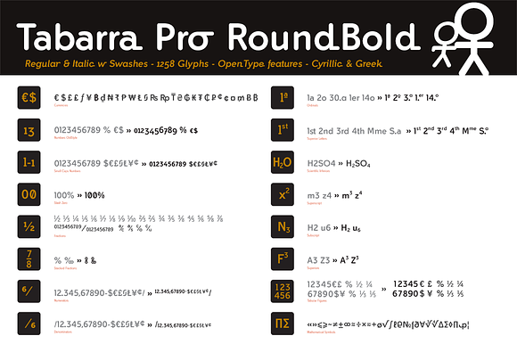 Tabarra Pro Round Bold in Sans-Serif Fonts - product preview 1