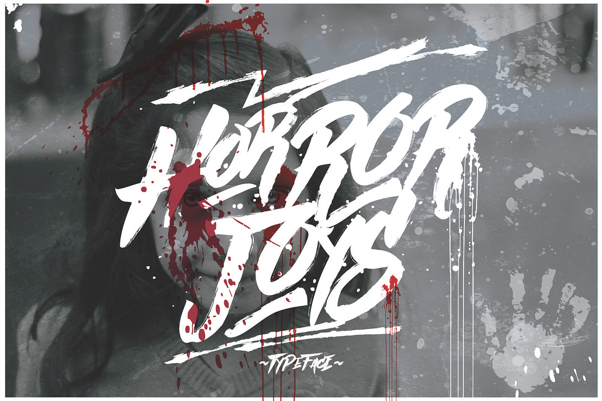 Horror Joys Typeface in Scary Fonts - product preview 8