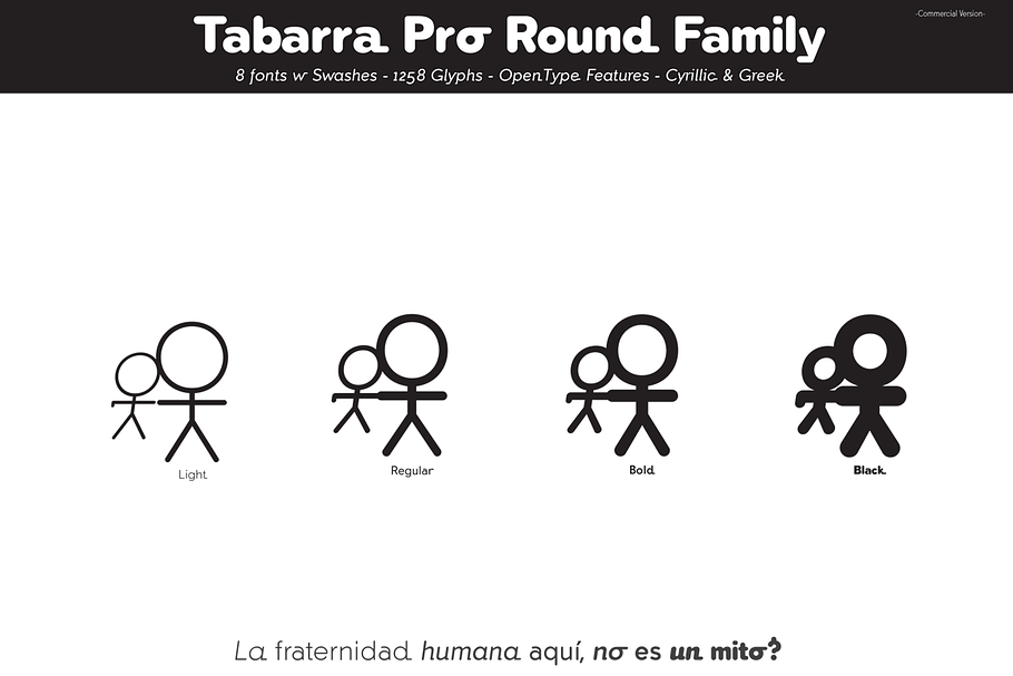 Tabarra Pro Round Family in Sans-Serif Fonts - product preview 8