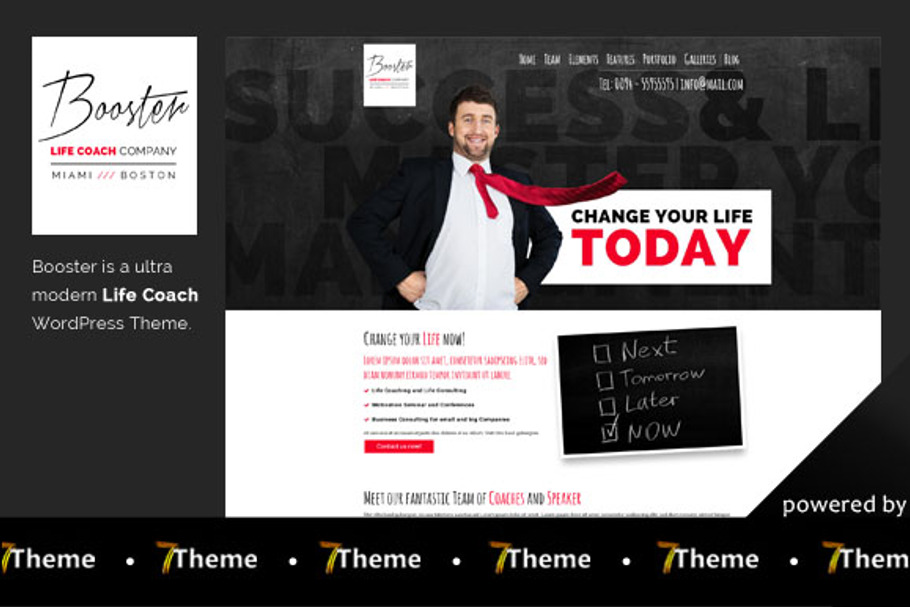 Booster - Life Coach WP Theme in WordPress Business Themes - product preview 8