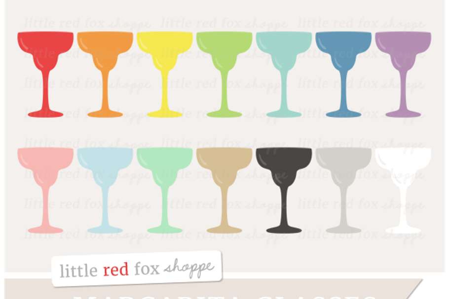 Margarita Glass Clipart in Illustrations - product preview 8