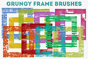 Grungy Square Frame Brushes