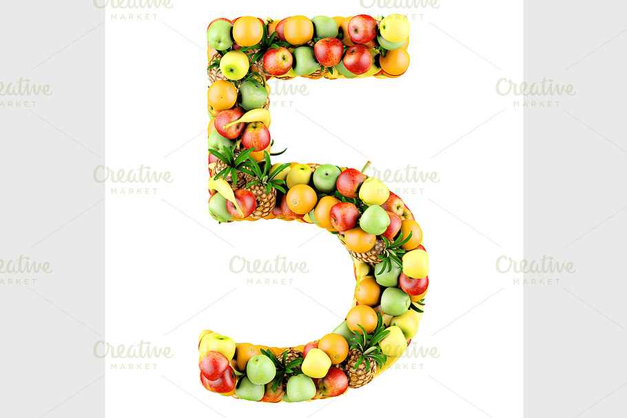 Number of 3d fruits in Graphics - product preview 8