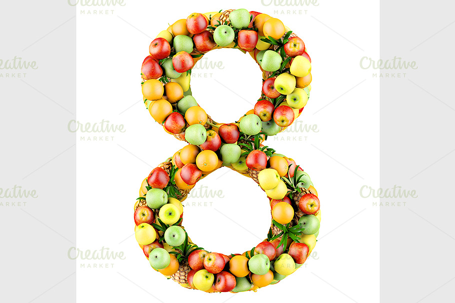 Number of 3d fruits in Graphics - product preview 8