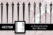 10 Illustrator Arrow Brushes