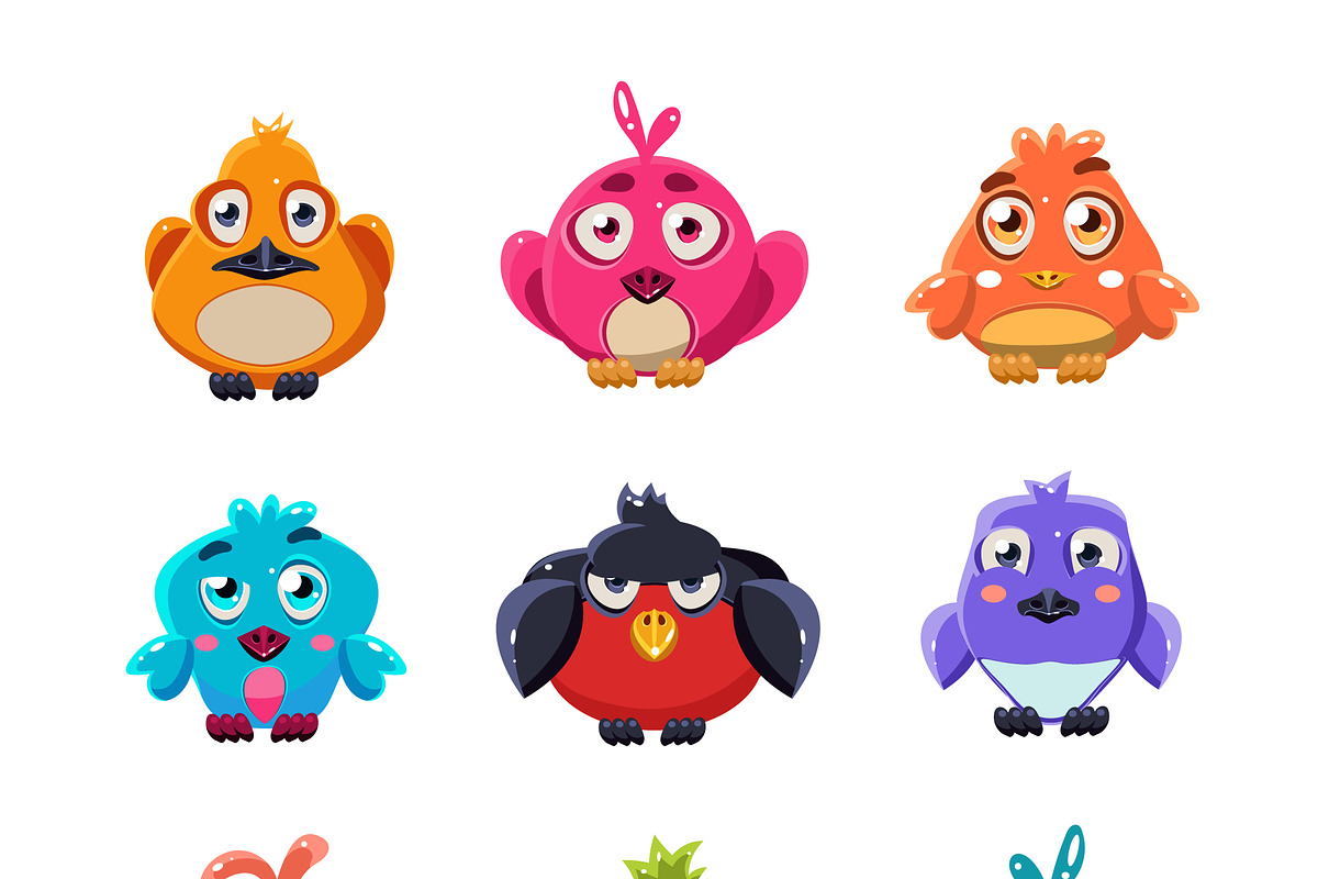 Cute Colourful Birds in Illustrations - product preview 8