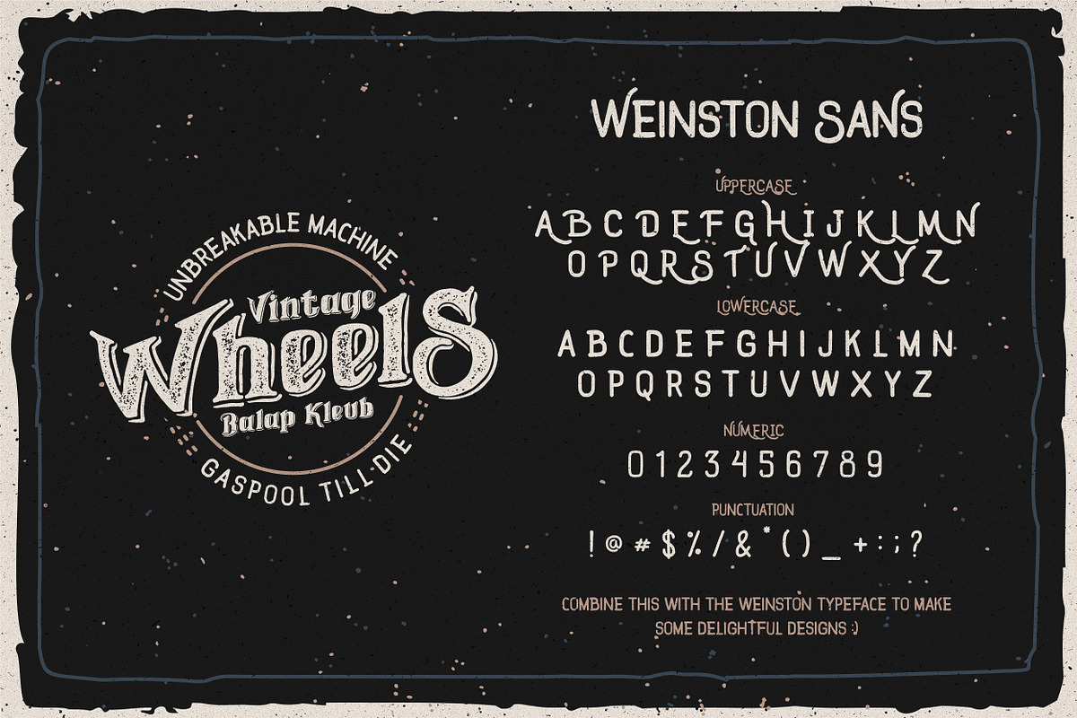 Weinston Typeface + Extras in Chalkboard Fonts - product preview 8