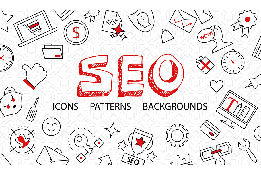 SEO Bundle: Icons, Patterns and More