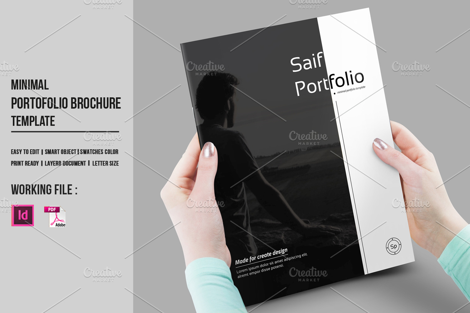 InDesign Portfolio Brochure-V430 | Creative Brochure ...