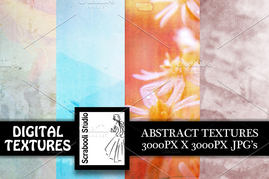 4 Soft Abstract Textures