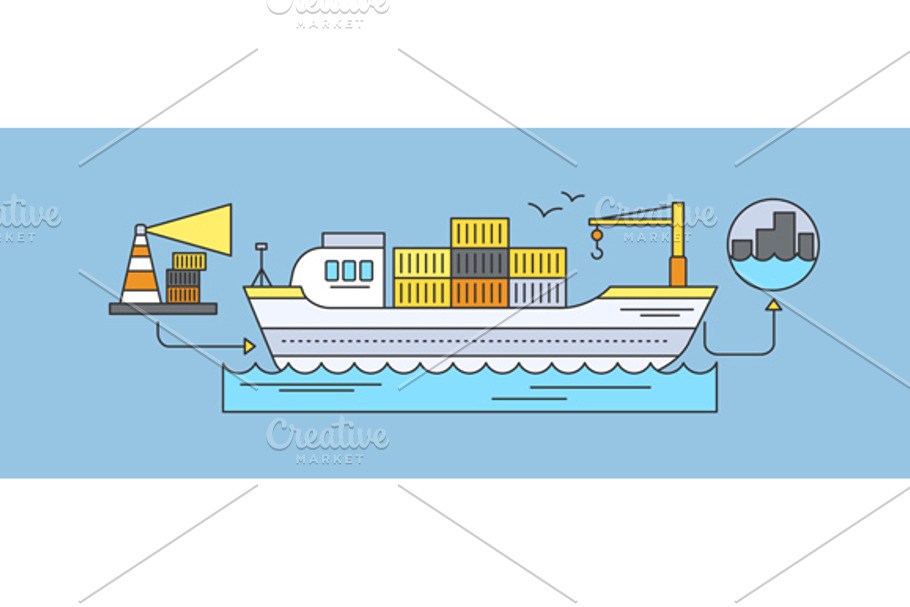 Freight Forwarding by Sea in Illustrations - product preview 8