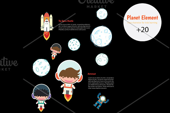 Planet KIDS Infographic learning II in Illustrations - product preview 1