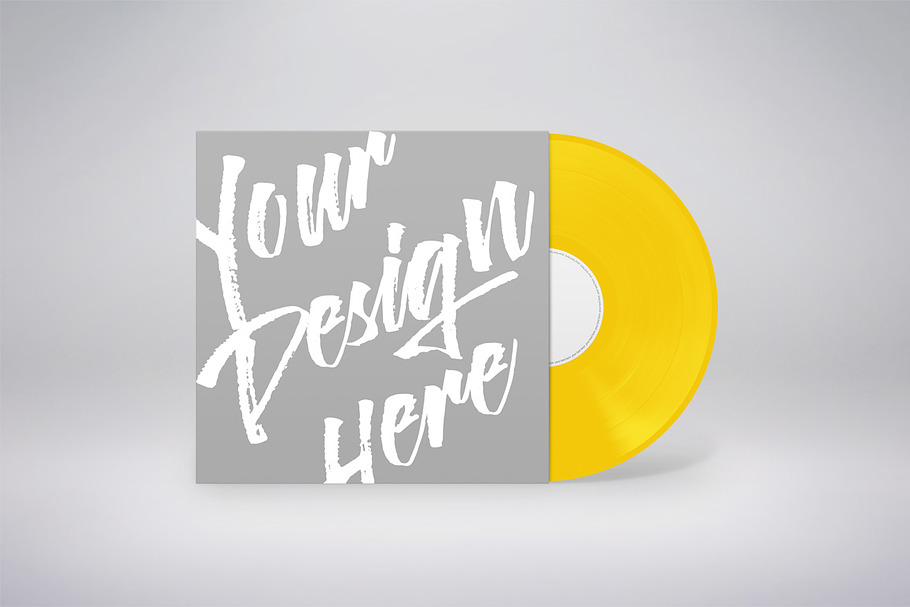 Full Customize Vinyl Record in Product Mockups - product preview 8