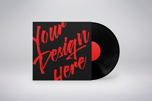 Full Customize Vinyl Record in Product Mockups - product preview 1