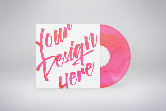 Full Customize Vinyl Record in Product Mockups - product preview 2