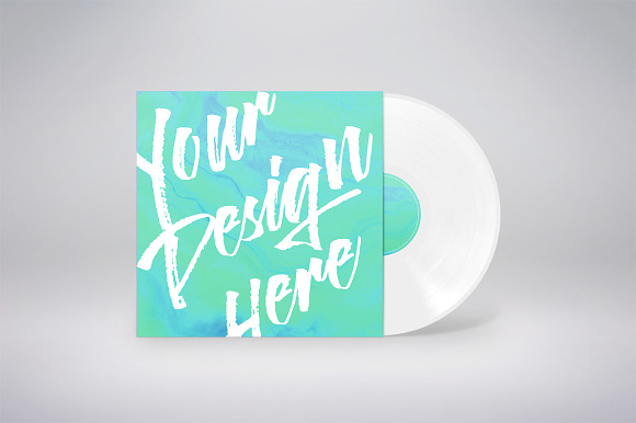 Full Customize Vinyl Record in Product Mockups - product preview 3
