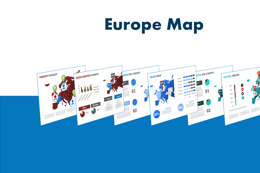 Europe Map PowerPoint