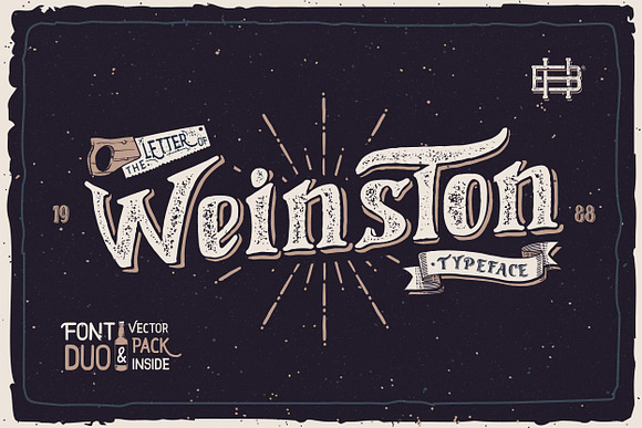 Weinston Typeface + Extras in Chalkboard Fonts - product preview 5