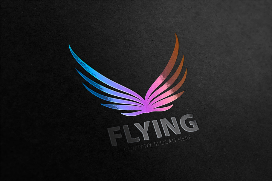 Flying Logo in Logo Templates - product preview 8