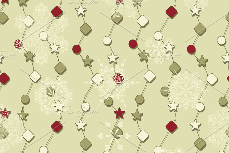 Vector Winter Seamless Pattern with in Patterns - product preview 8