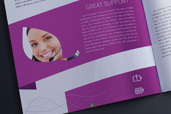 Indesign Multipurpose Green Catalog in Brochure Templates - product preview 7