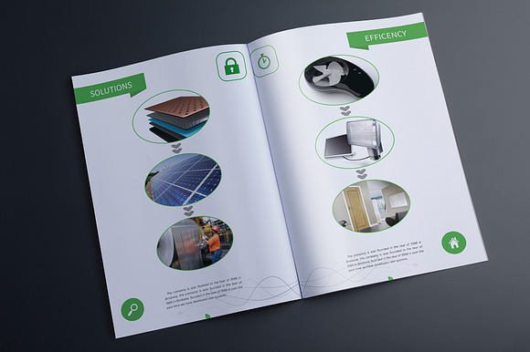 Indesign Multipurpose Green Catalog in Brochure Templates - product preview 9