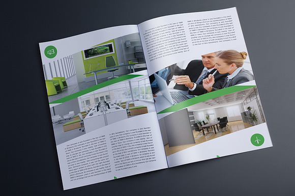 Indesign Multipurpose Green Catalog in Brochure Templates - product preview 10