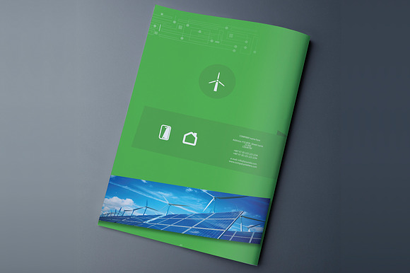 Indesign Multipurpose Green Catalog in Brochure Templates - product preview 11