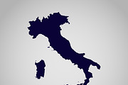 map of Italy 