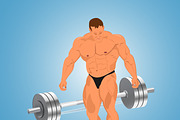bodybuilding, weights, barbell