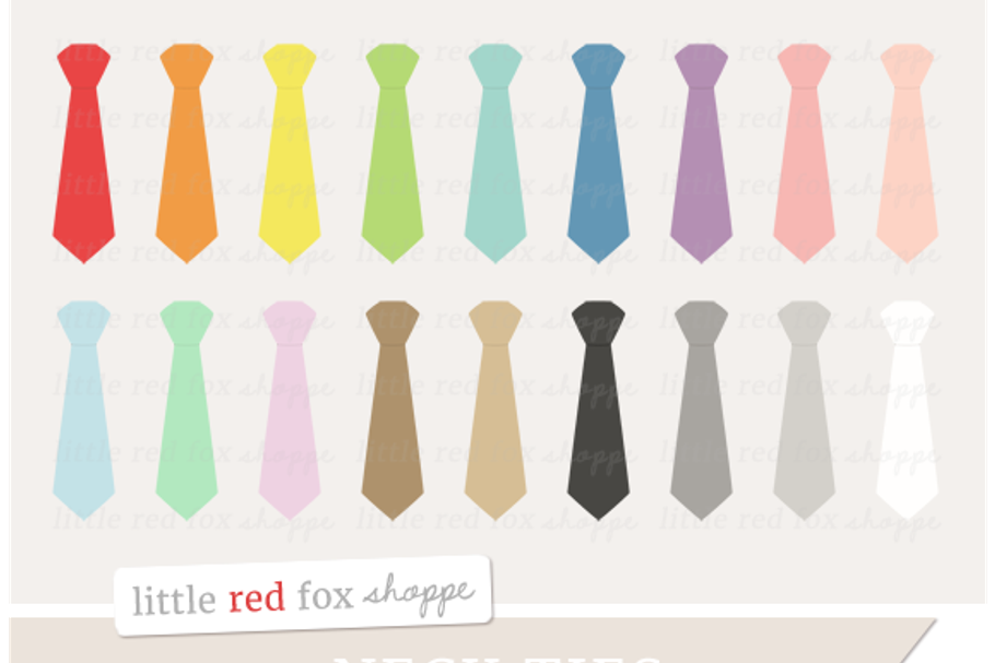 Tie Clipart in Illustrations - product preview 8