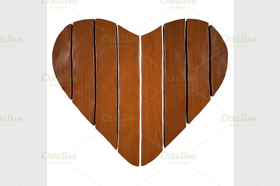 Heart of planks