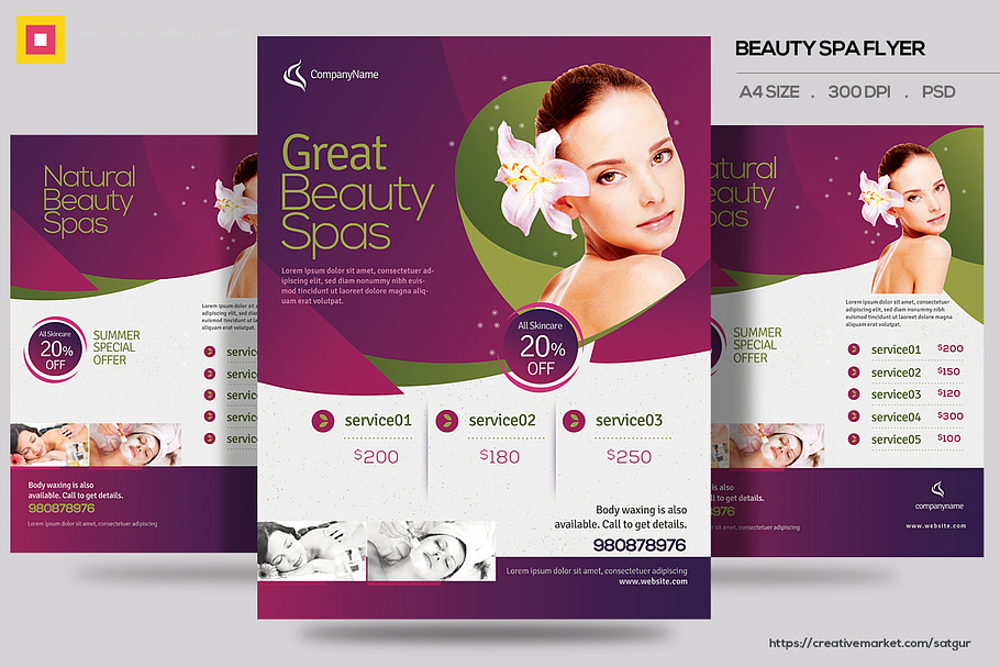 Beauty Spa Promotion Flyer V3