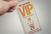 Multipurpose colored VIP PASS card