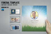 Funeral Program Template-8 Page-V435