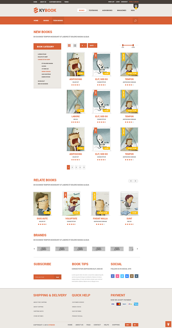 Kybook - Magento Responsive Theme in Magento Themes - product preview 3