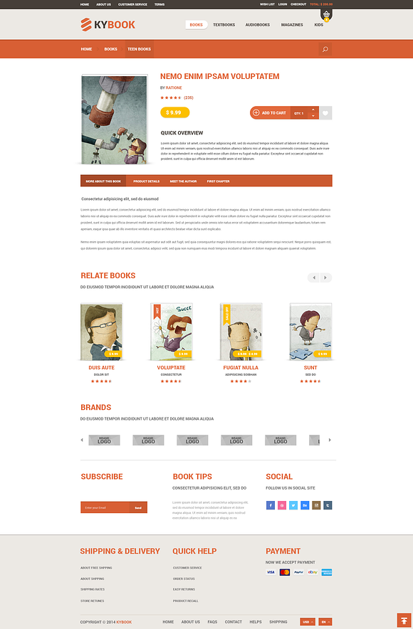Kybook - Magento Responsive Theme in Magento Themes - product preview 4