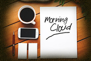 Morning cloud font