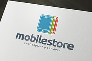 Mobile Store Logo Template
