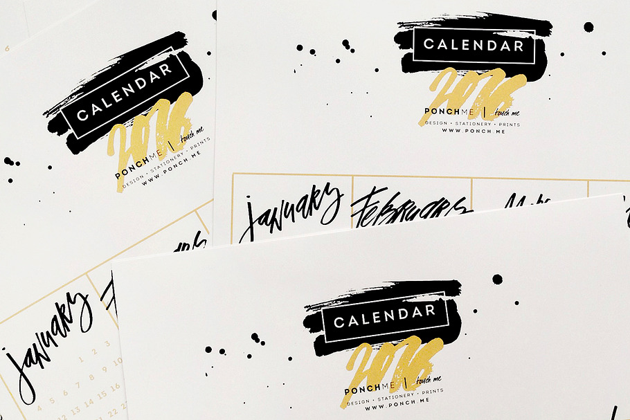Calendar 2016  in Stationery Templates - product preview 8