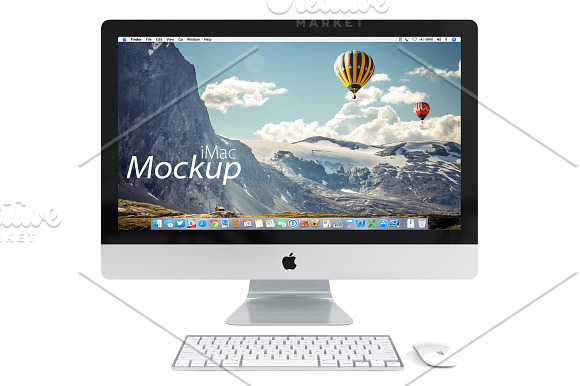 1 PSD iMac mockup in Mobile & Web Mockups - product preview 3