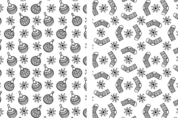 Christmas sketch design in Illustrations - product preview 2