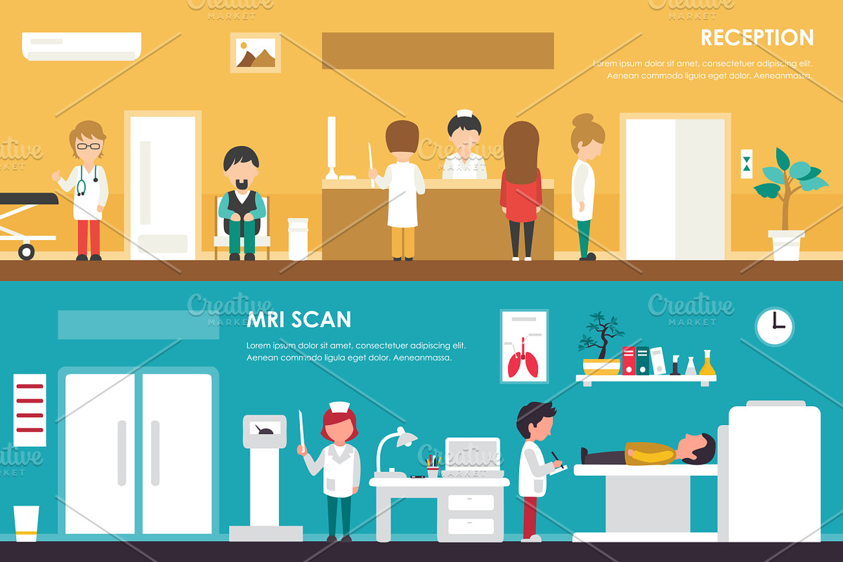 Hospital Flat Interios 9 collections in Illustrations - product preview 8
