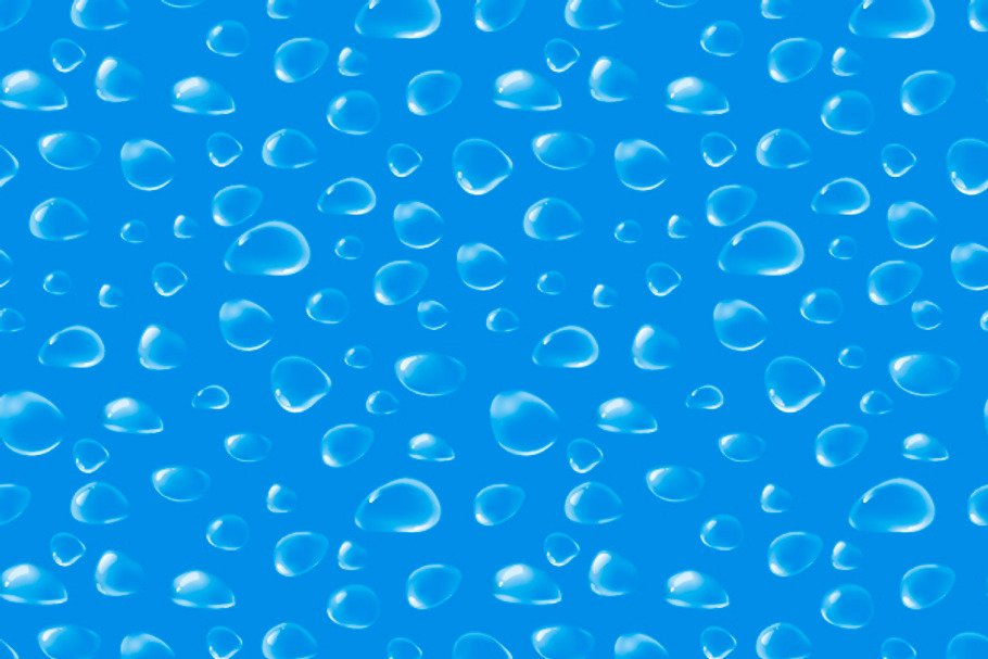 Water drops on blue in Patterns - product preview 8