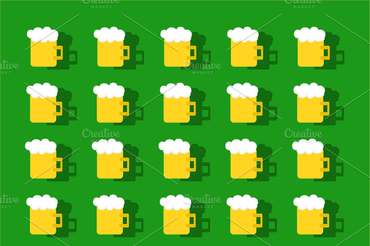 Beer pattern  in Patterns - product preview 8