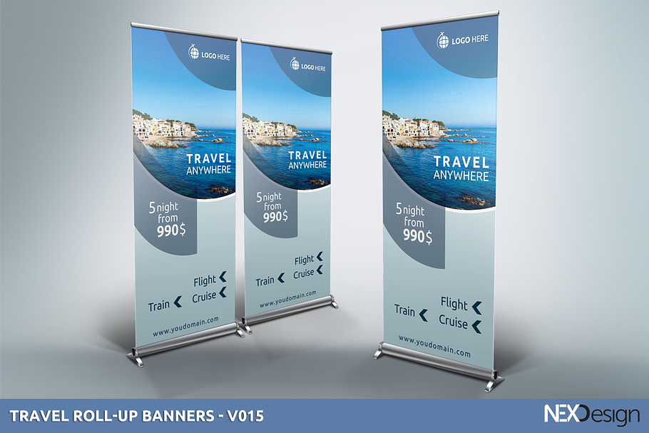 Travel Roll-Up Banners - SK