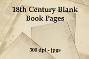 18th Century Blank Book Pages