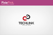 Tech Link Logo Template